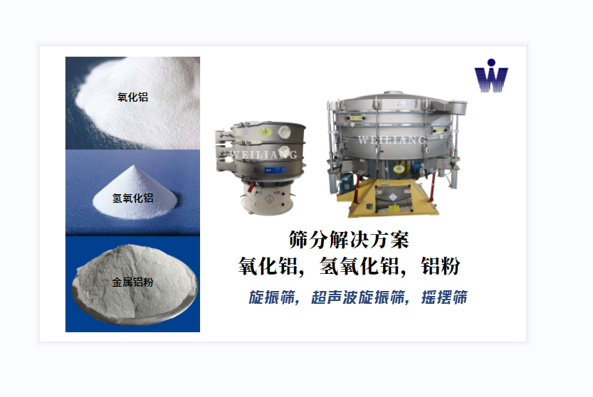 氧化鋁、氫氧化鋁、金屬鋁粉篩分案例